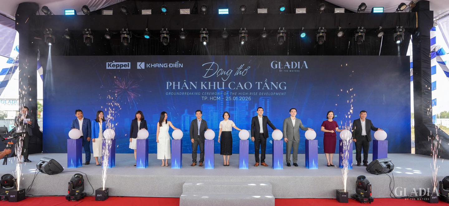 GROUNDBREAKING CEREMONY FOR THE HIGH-RISE ZONE OF GLADIA BY THE WATERS