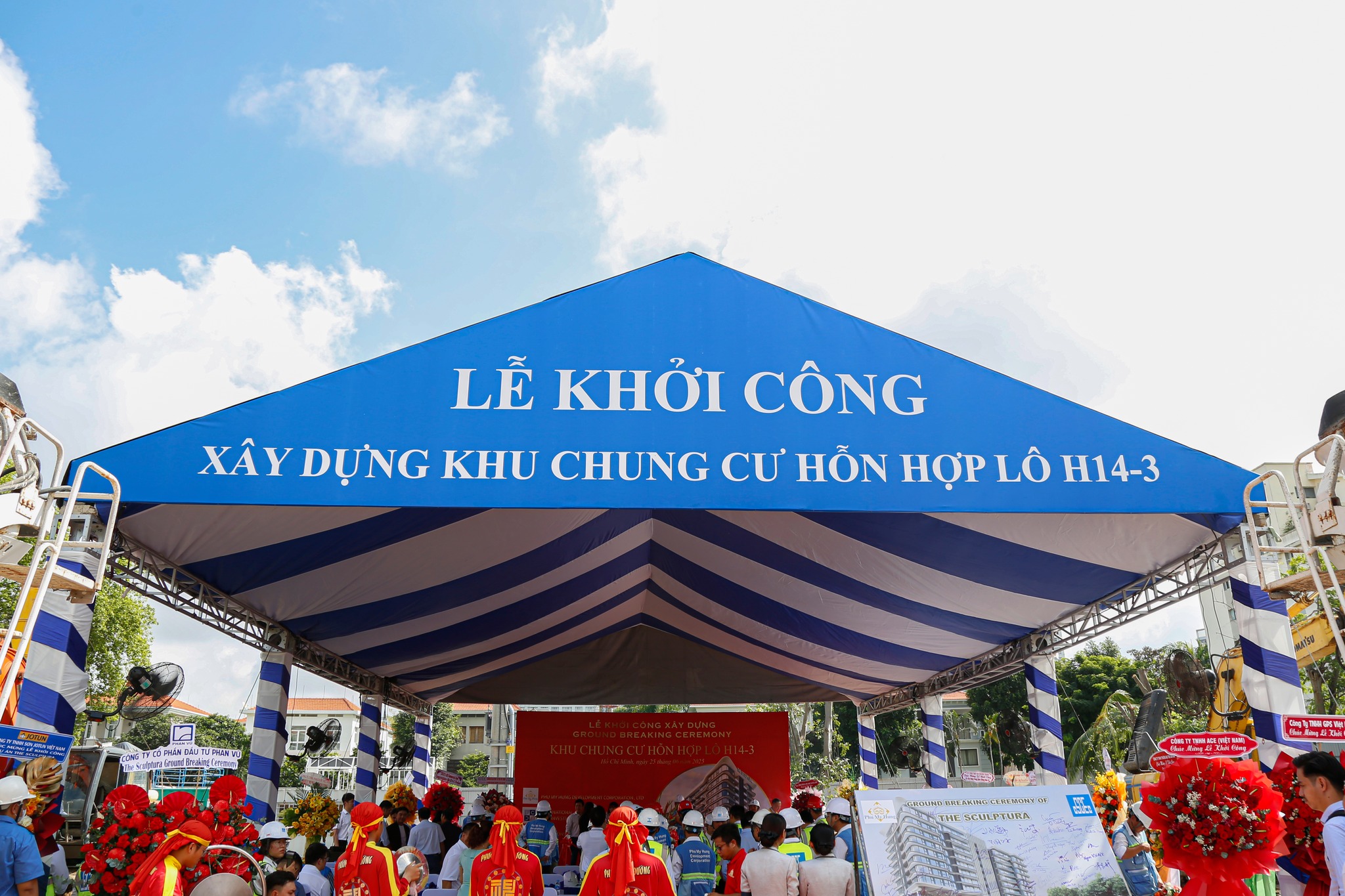 COMMENCEMENT CEREMONY OF THE SCULPTURA PROJECT - MIXED APARTMENT COMPLEX L6 H14-3